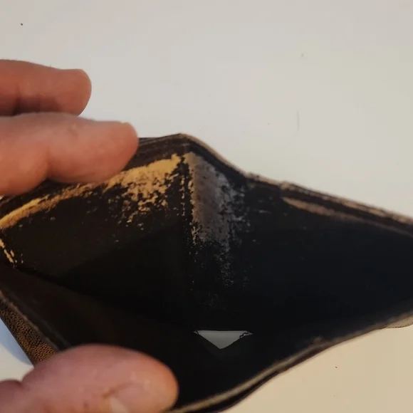 Louis Vuitton Damier Ebene French Kisslock Wallet. Unisex - Picture 8 of 16